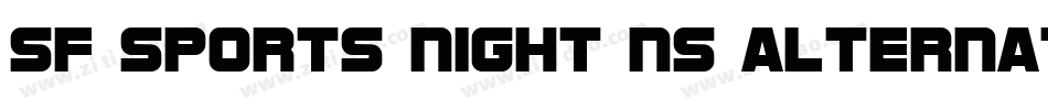 SF Sports Night NS Alternate字体转换